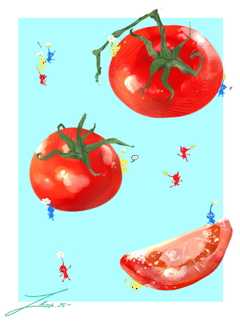 Food + Pikmin - Pikmin
