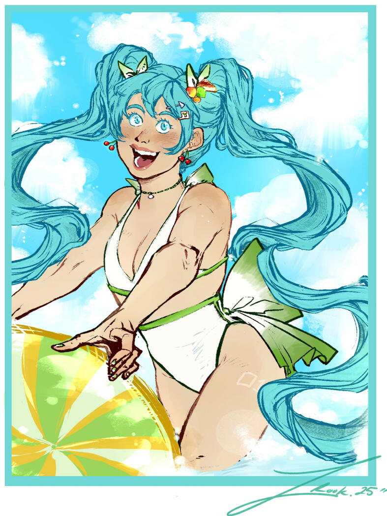 Miku Hatsune - Summer Print